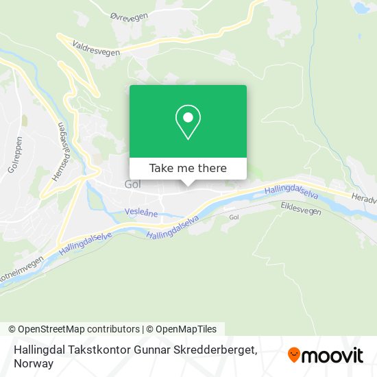 Hallingdal Takstkontor Gunnar Skredderberget map