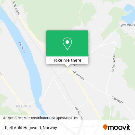 Kjell Arild Hegsvold map