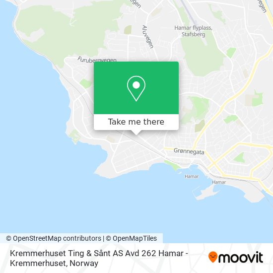 Kremmerhuset Ting & Sånt AS Avd 262 Hamar - Kremmerhuset map