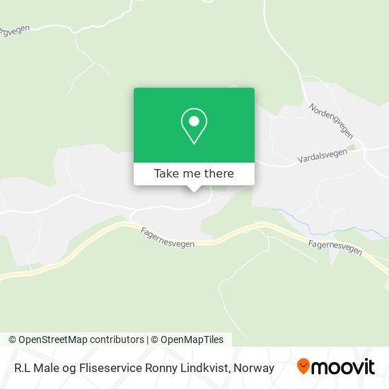 R.L Male og Fliseservice Ronny Lindkvist map