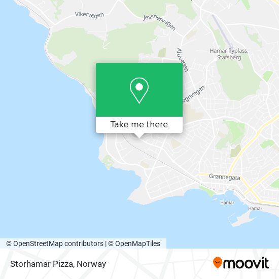 Storhamar Pizza map