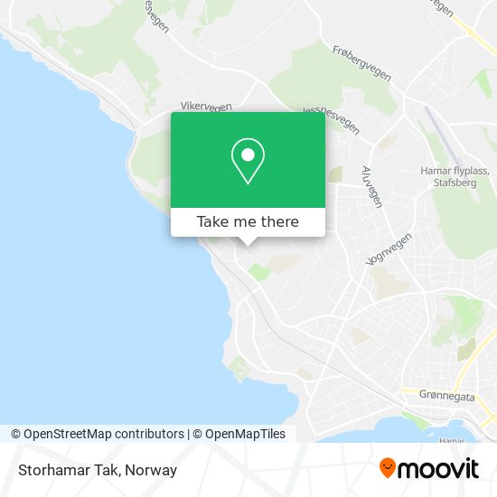 Storhamar Tak map