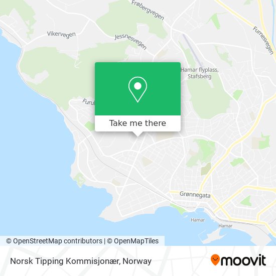 Norsk Tipping Kommisjonær map
