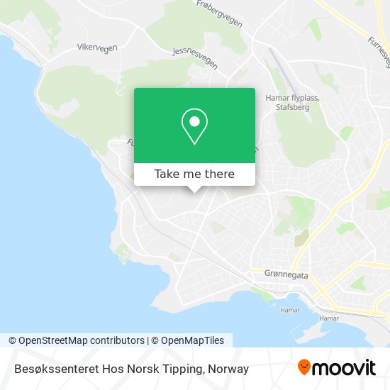 Besøkssenteret Hos Norsk Tipping map
