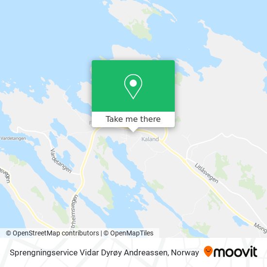 Sprengningservice Vidar Dyrøy Andreassen map