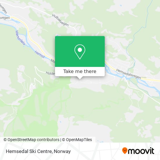 Hemsedal Ski Centre map