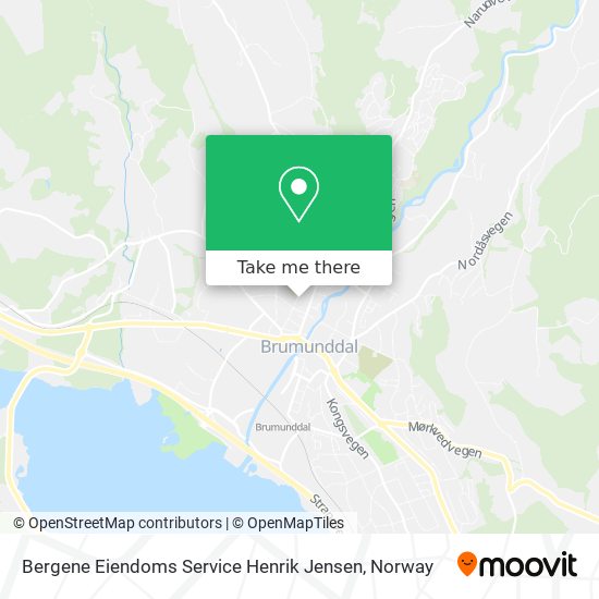 Bergene Eiendoms Service Henrik Jensen map