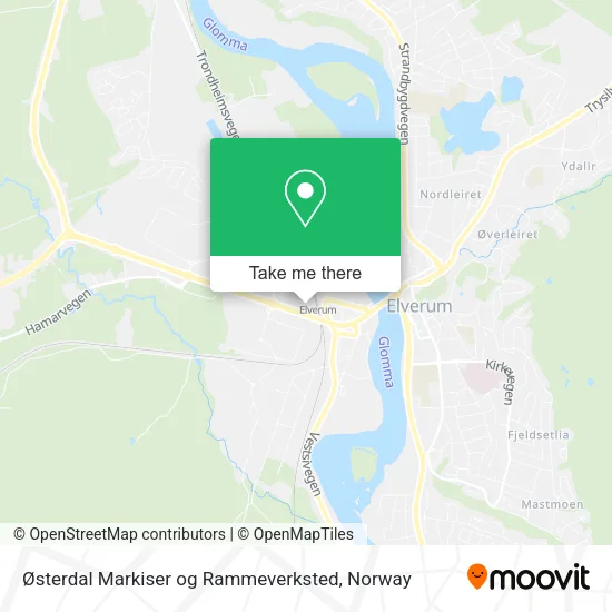Østerdal Markiser og Rammeverksted map