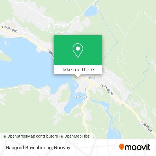 Haugrud Brønnboring map
