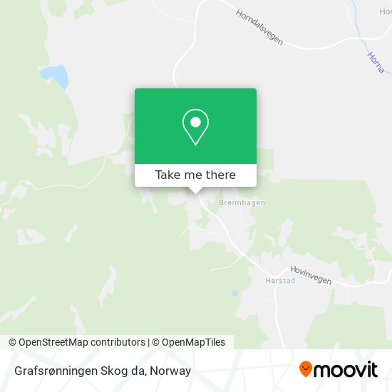 Grafsrønningen Skog da map