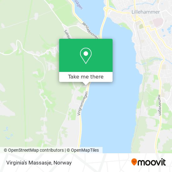 Virginia's Massasje map