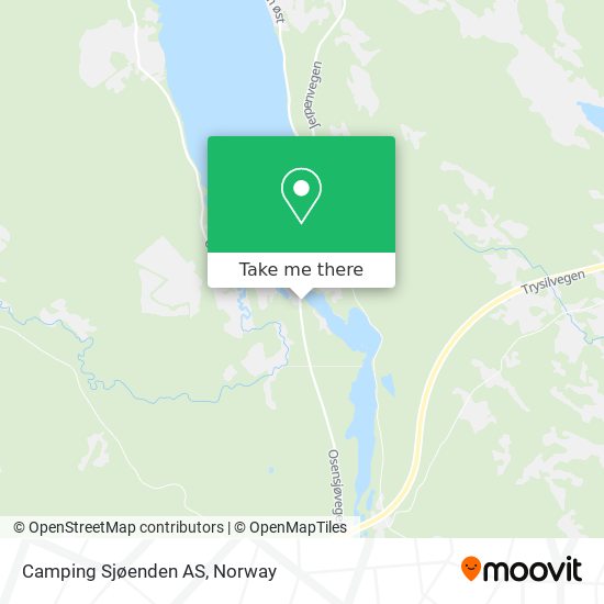 Camping Sjøenden AS map