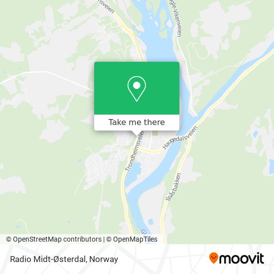 Radio Midt-Østerdal map