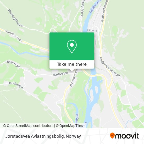 Jørstadsvea Avlastningsbolig map