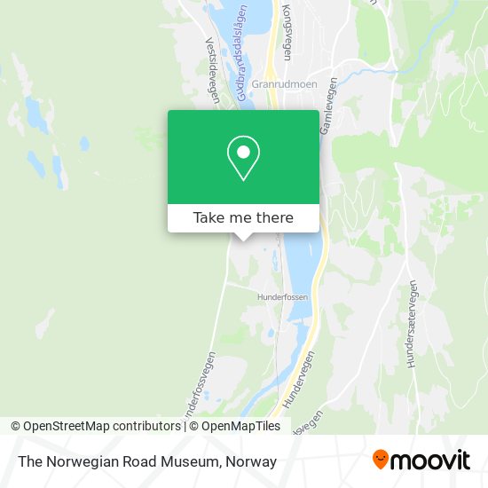 The Norwegian Road Museum map