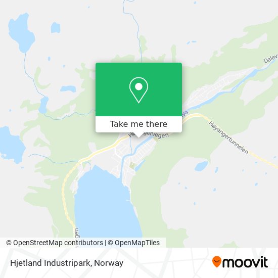 Hjetland Industripark map