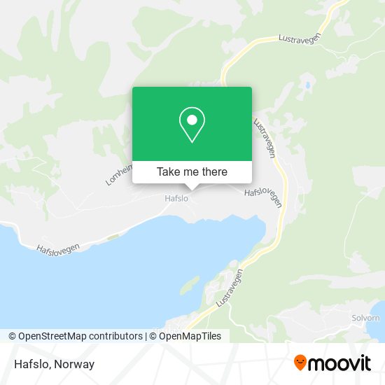 Hafslo map