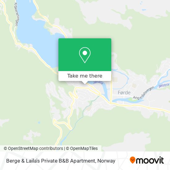 Berge & Laila's Private B&B Apartment map