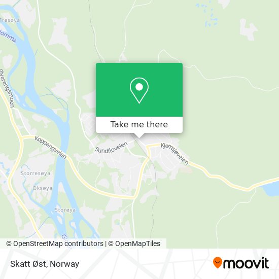 Skatt Øst map