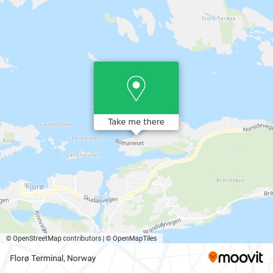 Florø Terminal map