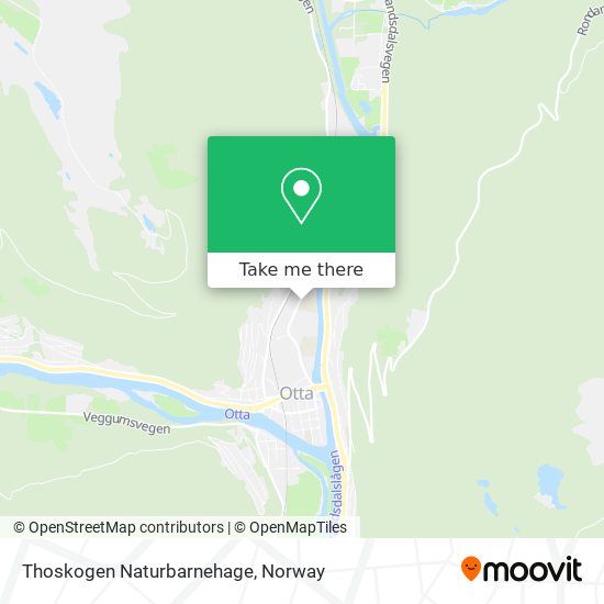 Thoskogen Naturbarnehage map