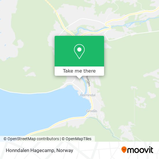 Honndalen Hagecamp map