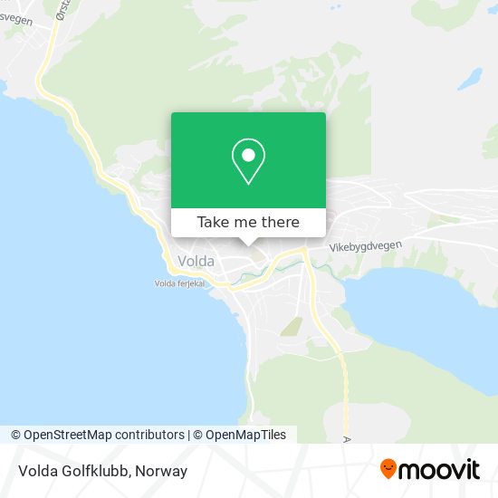 Volda Golfklubb map