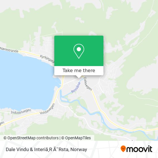 Dale Vindu & Interiã¸R Ã˜Rsta map