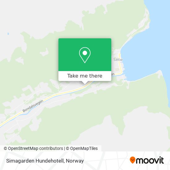 Simagarden Hundehotell map