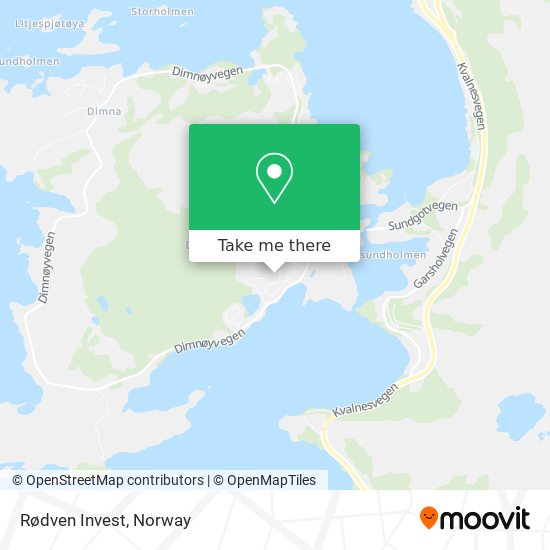 Rødven Invest map