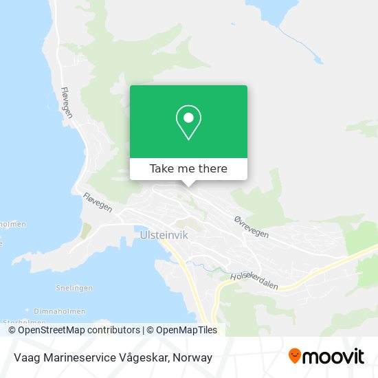 Vaag Marineservice Vågeskar map