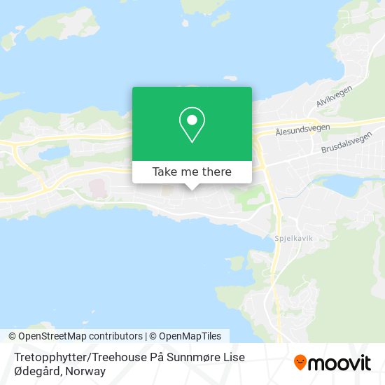 Tretopphytter / Treehouse På Sunnmøre Lise Ødegård map