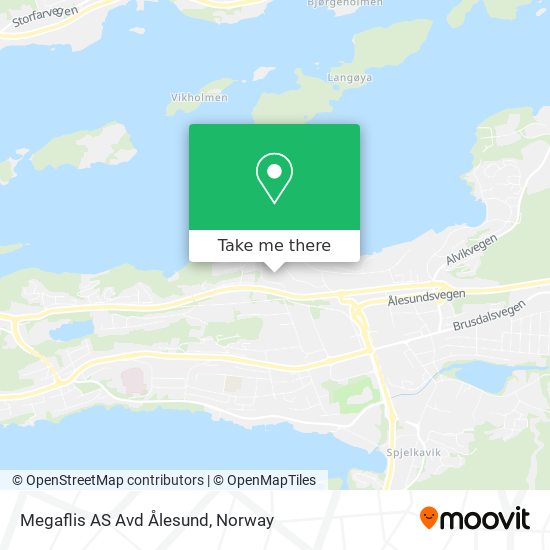 Megaflis AS Avd Ålesund map
