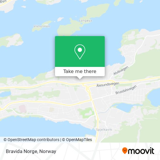 Bravida Norge map