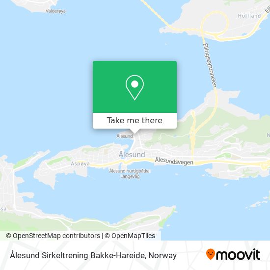 Ålesund Sirkeltrening Bakke-Hareide map