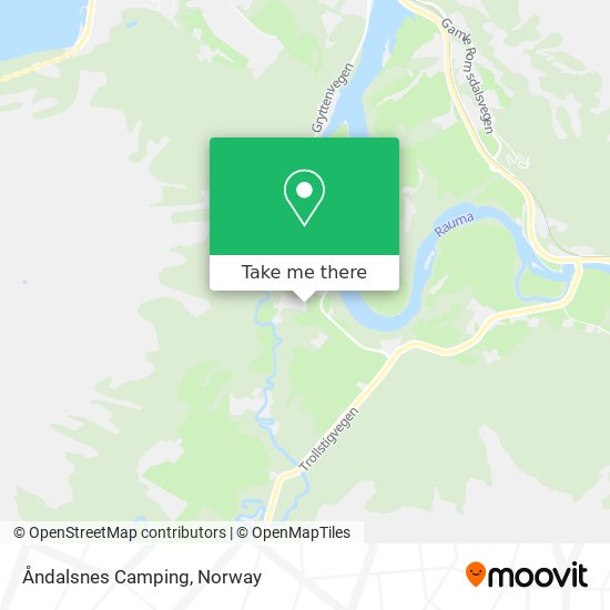 Åndalsnes Camping map