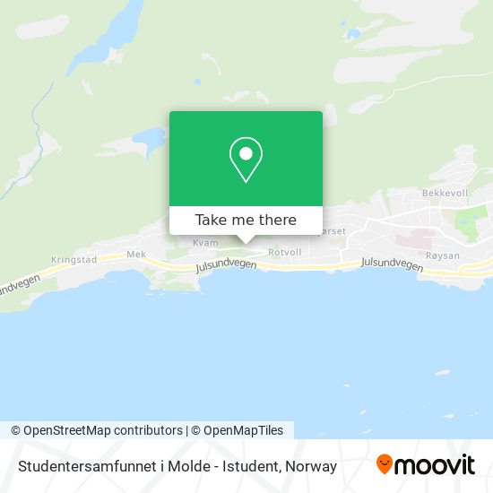 Studentersamfunnet i Molde - Istudent map