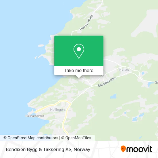 Bendixen Bygg & Taksering AS map