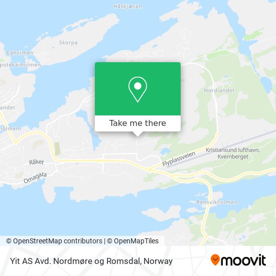 Yit AS Avd. Nordmøre og Romsdal map