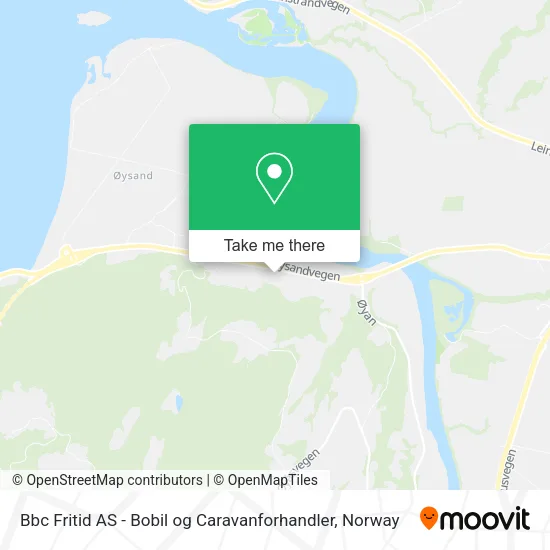 Bbc Fritid AS - Bobil og Caravanforhandler map