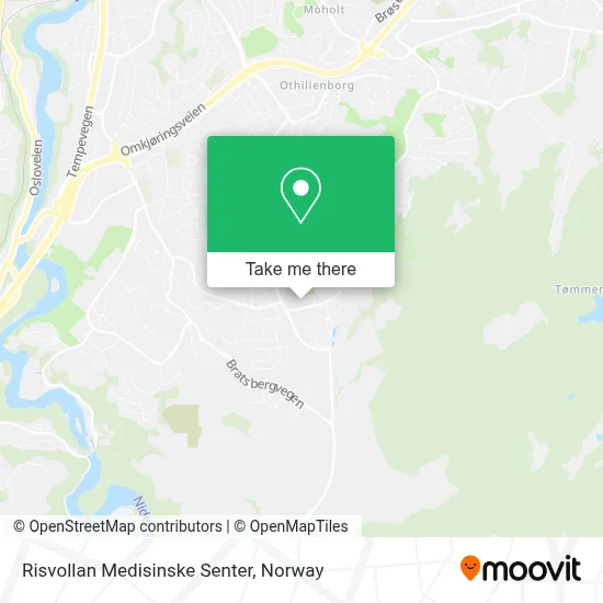 Risvollan Medisinske Senter map