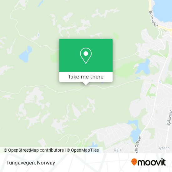 Tungavegen map