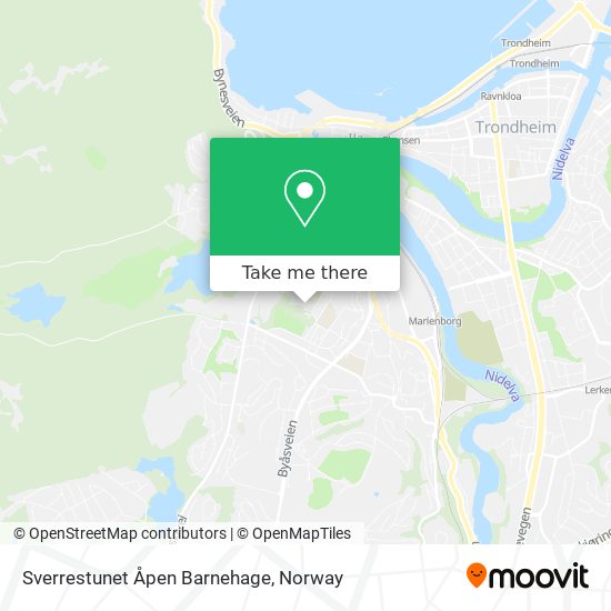 Sverrestunet Åpen Barnehage map