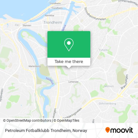 Petroleum Fotballklubb Trondheim map