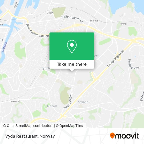 Vyda Restaurant map