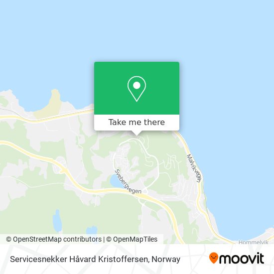 Servicesnekker Håvard Kristoffersen map