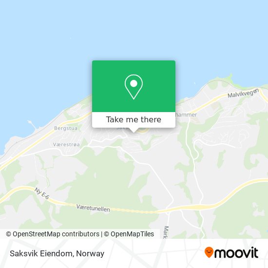 Saksvik Eiendom map