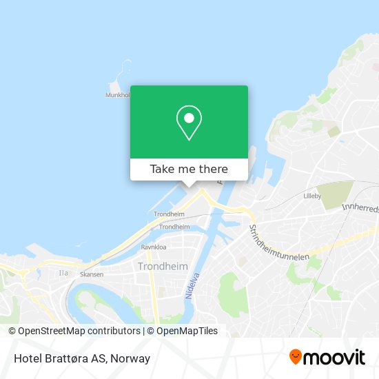 Hotel Brattøra AS map