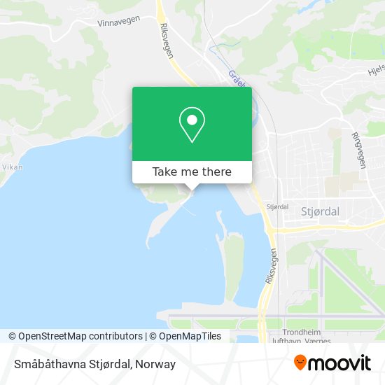 Småbåthavna Stjørdal map