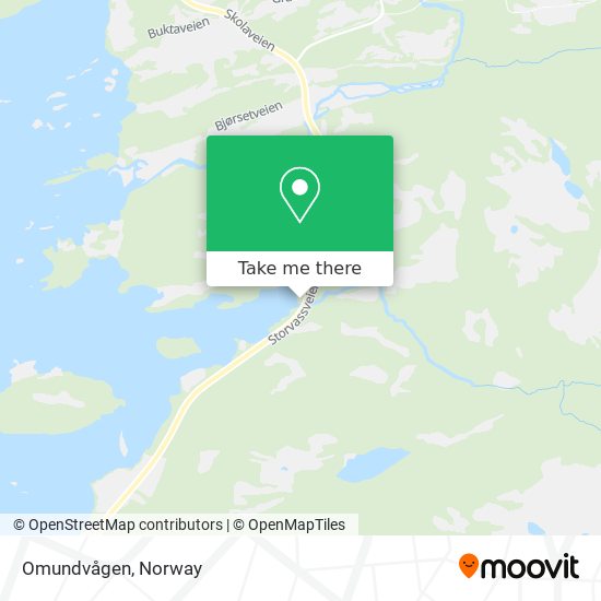 Omundvågen map